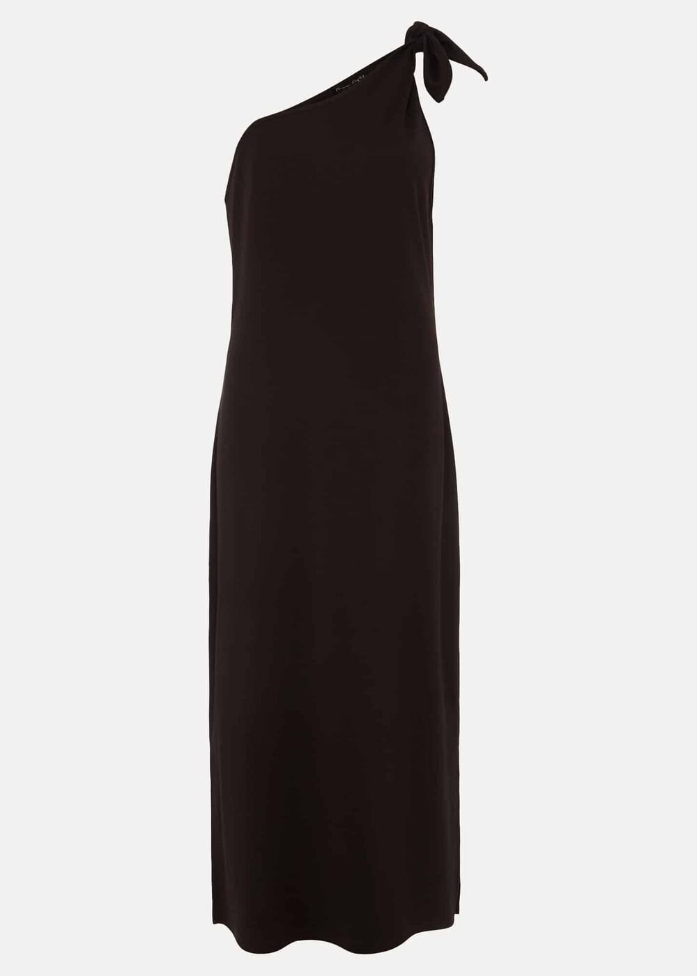 Adelyn One Shoulder Maxi Dress - Chocolate