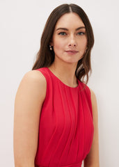 Clarabella Wide Leg Jumpsuit - Lipstick