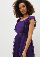Bailey Pleated Dress - Violet