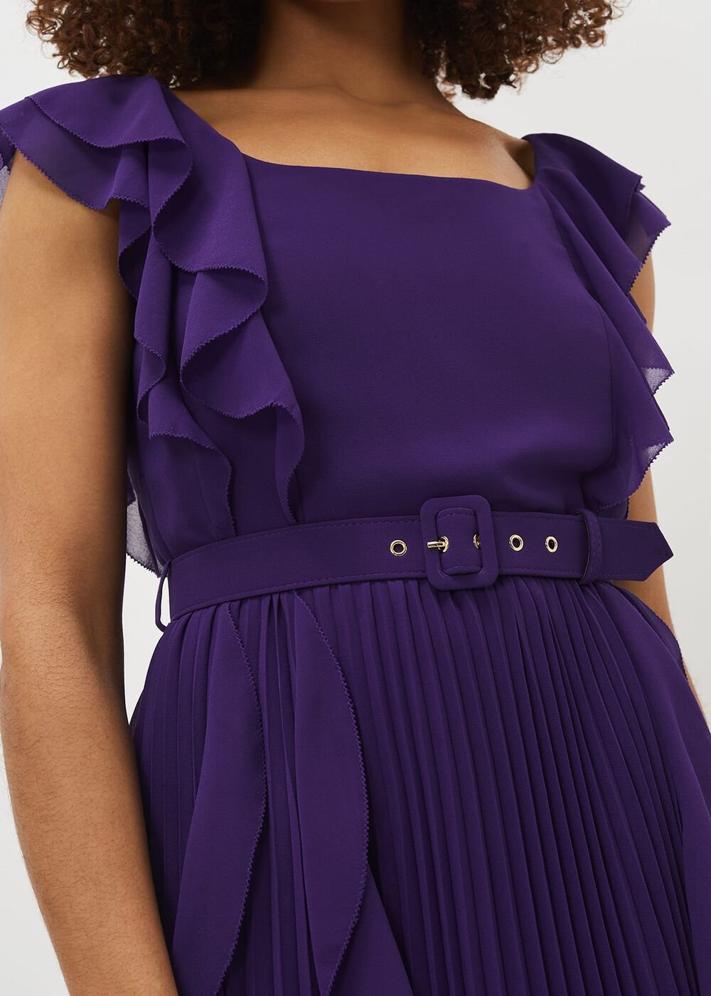 Bailey Pleated Dress - Violet