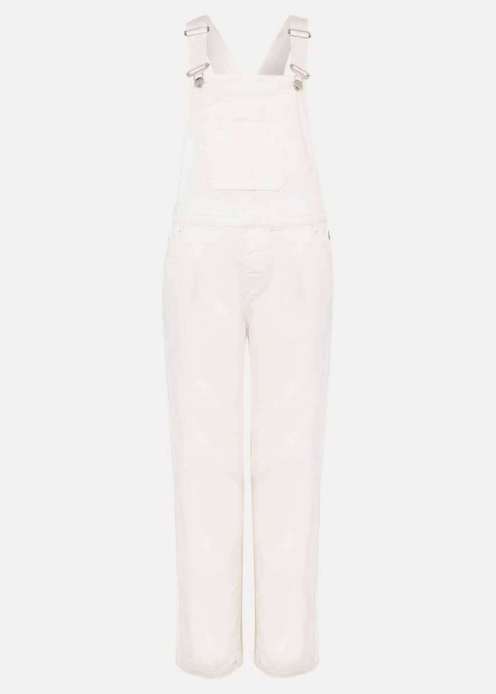 Khari Denim Dungarees - White