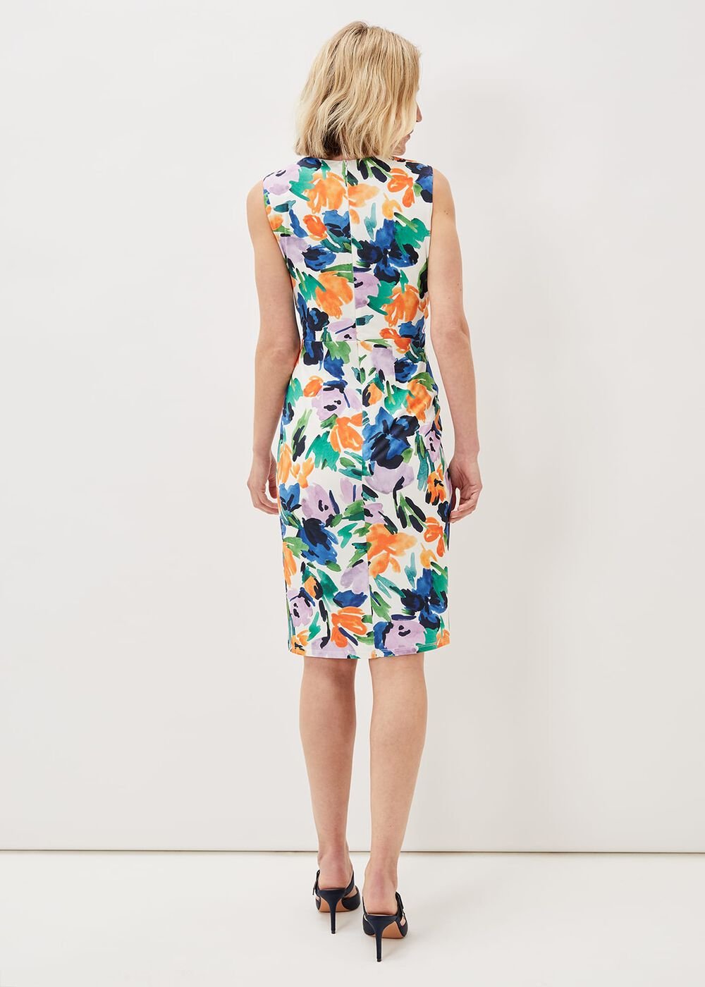 Essie Floral Midi Dress - Multi-Coloured