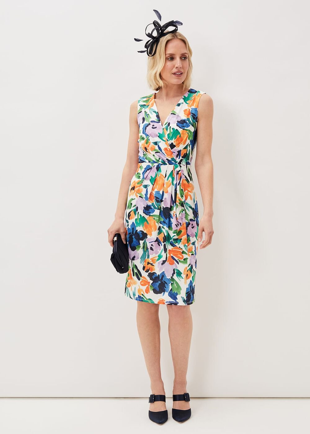 Essie Floral Midi Dress - Multi-Coloured