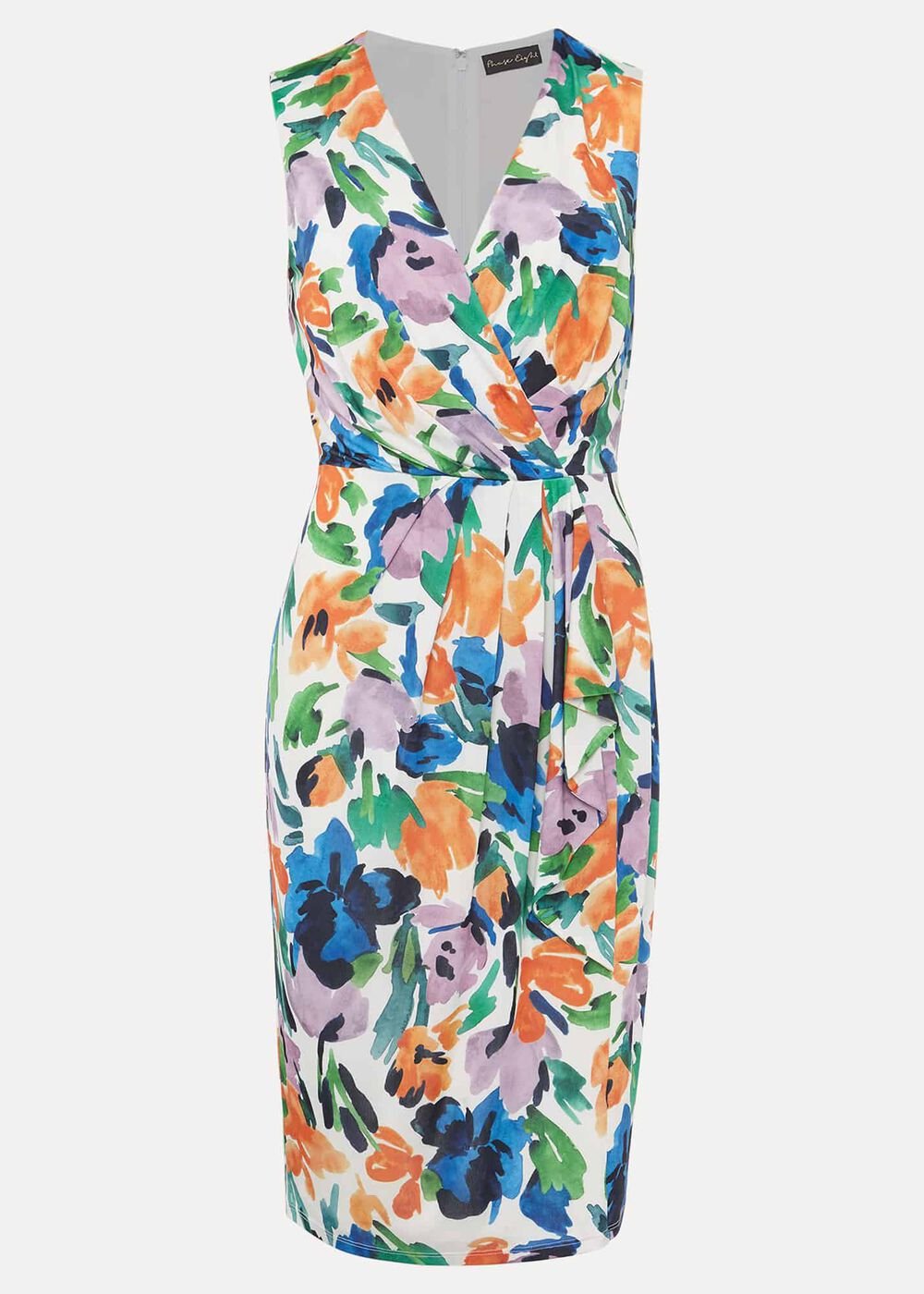 Essie Floral Midi Dress - Multi-Coloured