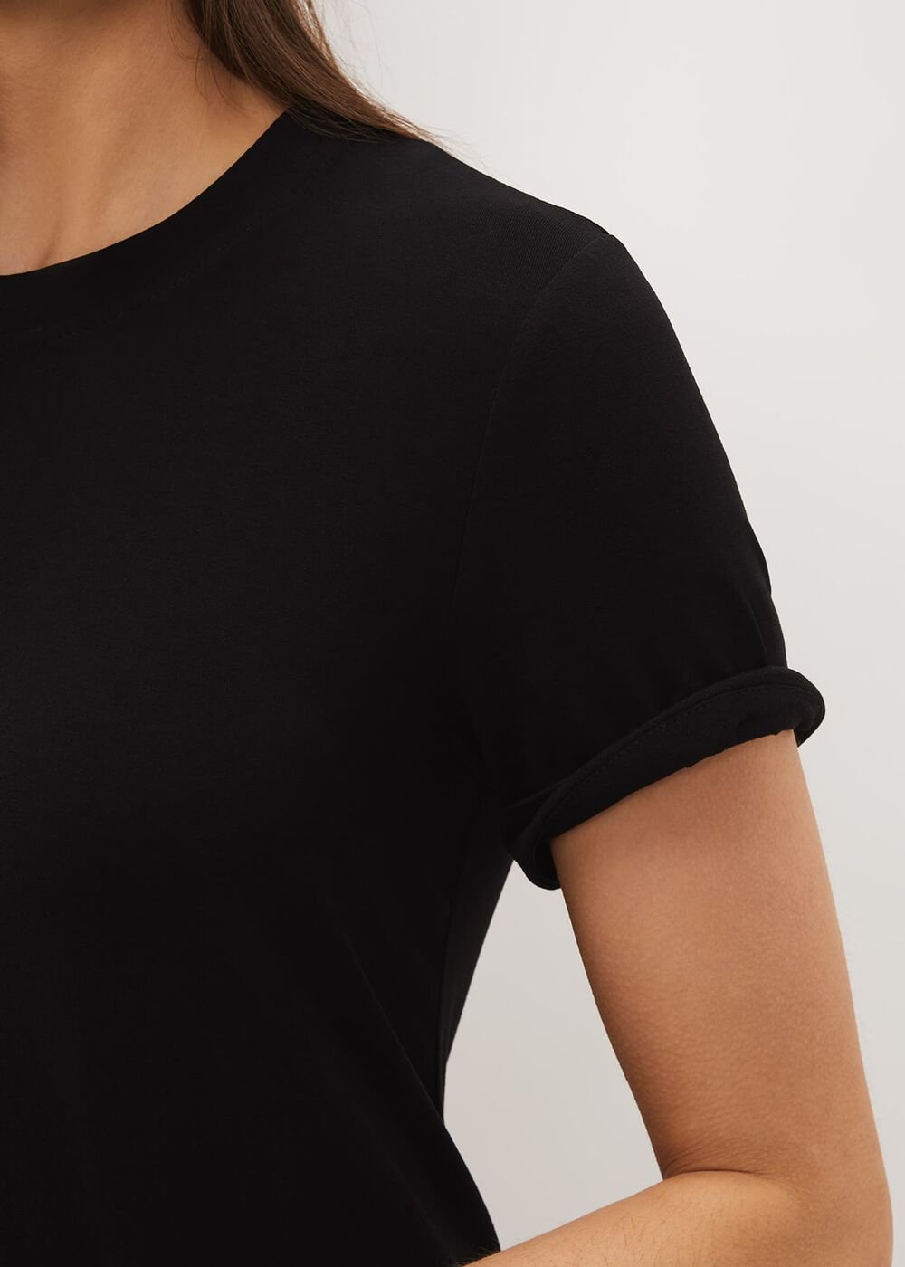 Roxana T-Shirt Maxi Dress - Black