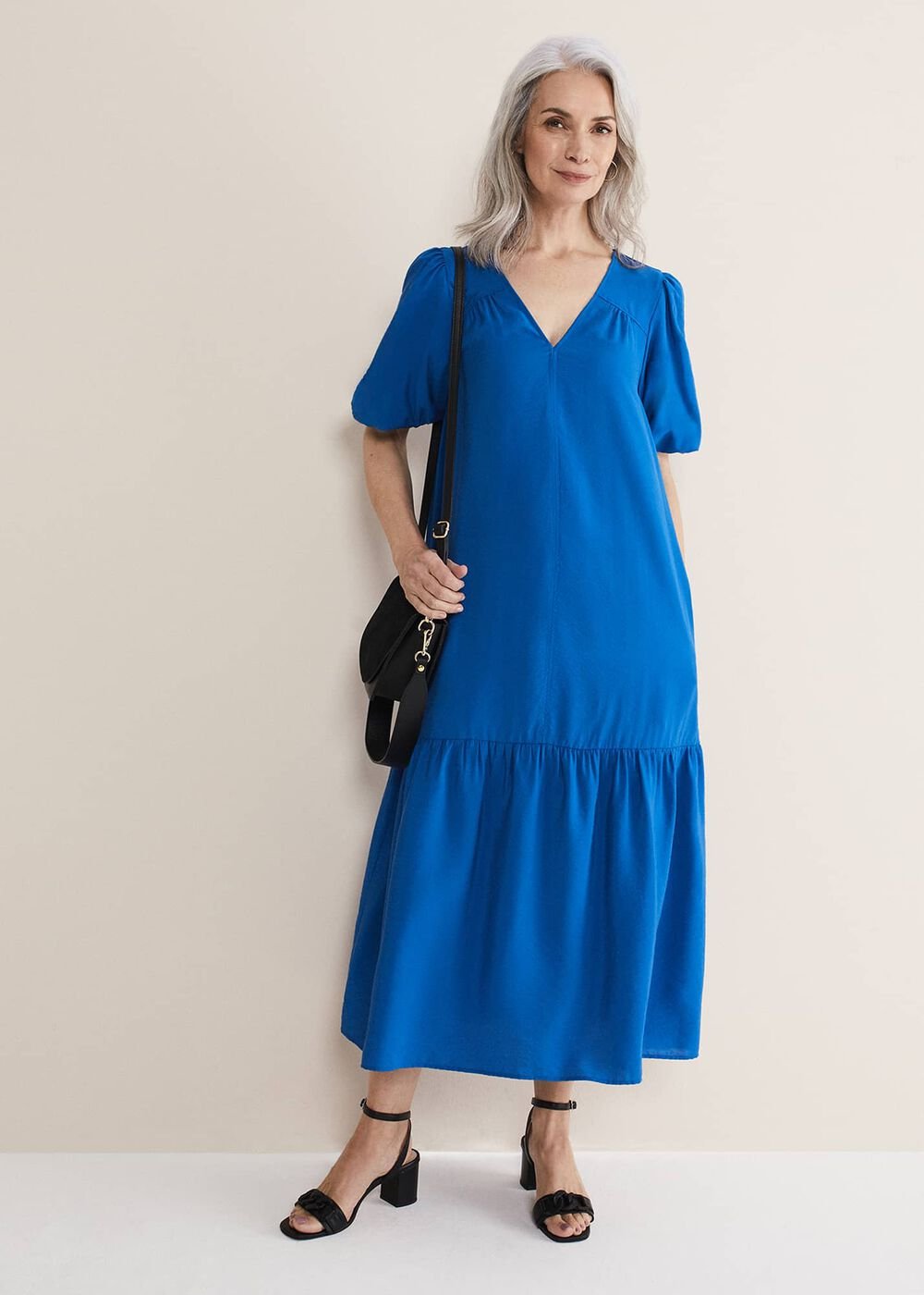 Ive Midi Dress - Cobalt