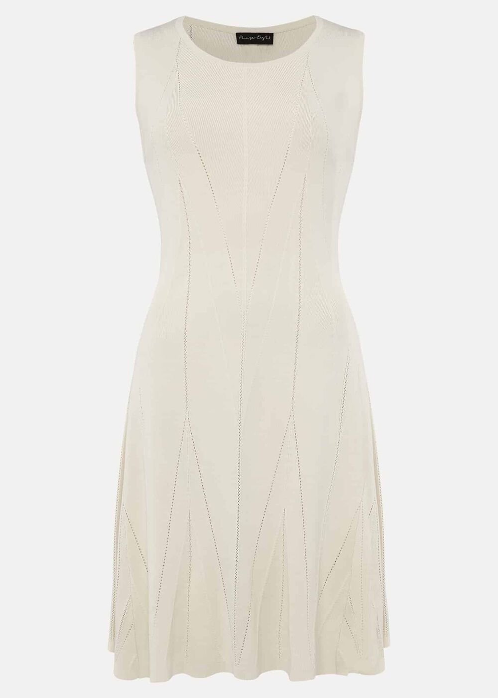 Jaya Stitch Detail Dress - Buttermilk