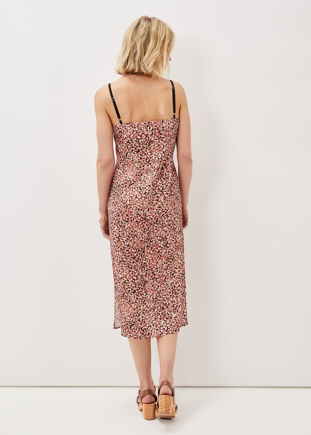 Ellerie Printed Slip Dress - Natural