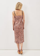 Ellerie Printed Slip Dress - Natural