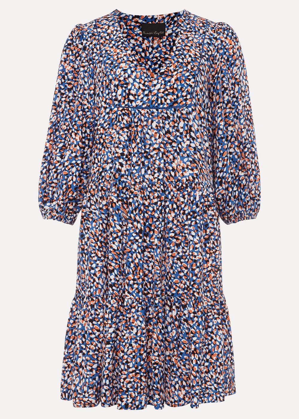 Penele Dotty Print Short Dress - Multi-Coloured