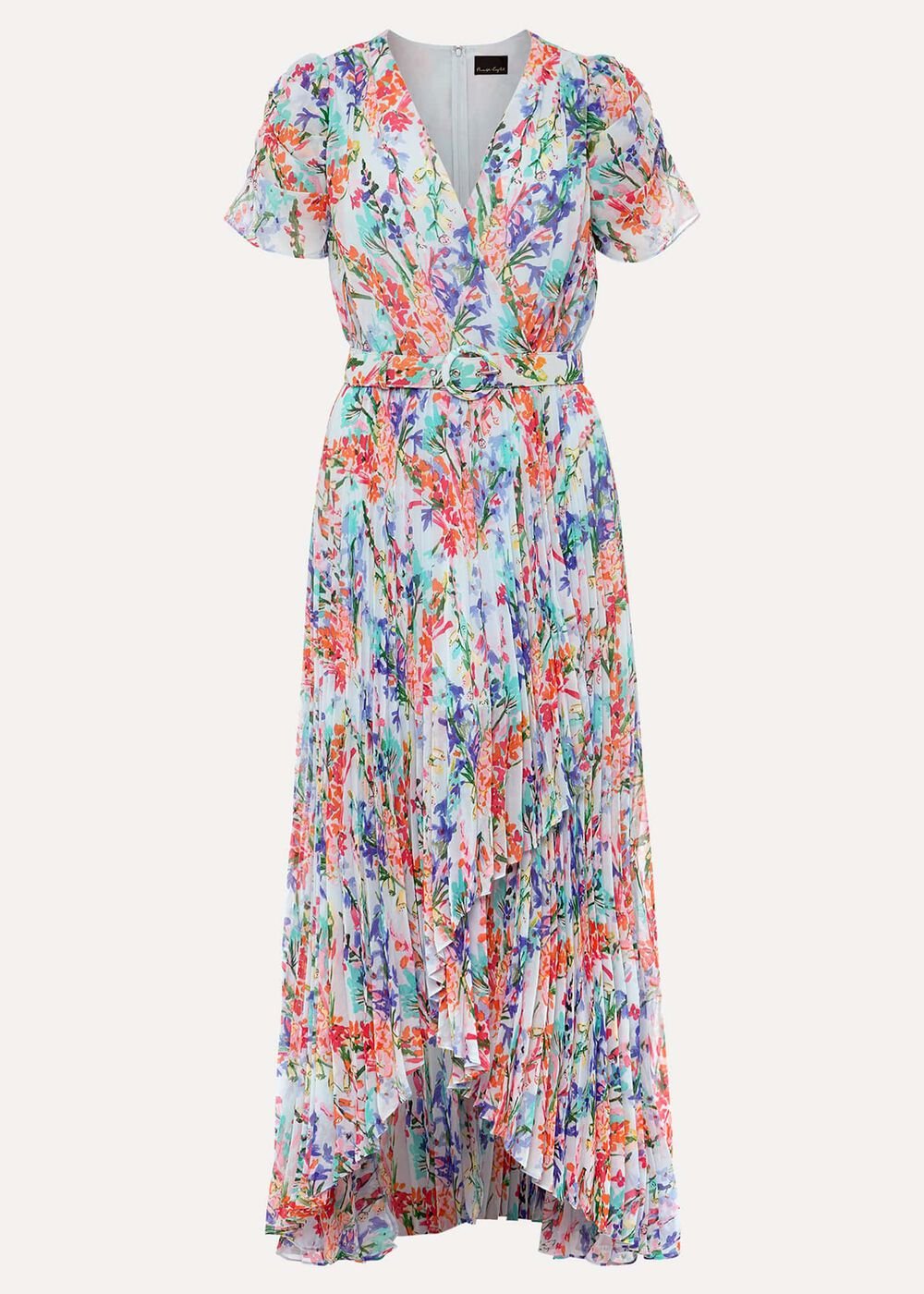 Cleo Floral Midaxi Dress - Cherry/Multi