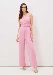 Lissia Pink Wide Leg Jumpsuit - Candy Pink