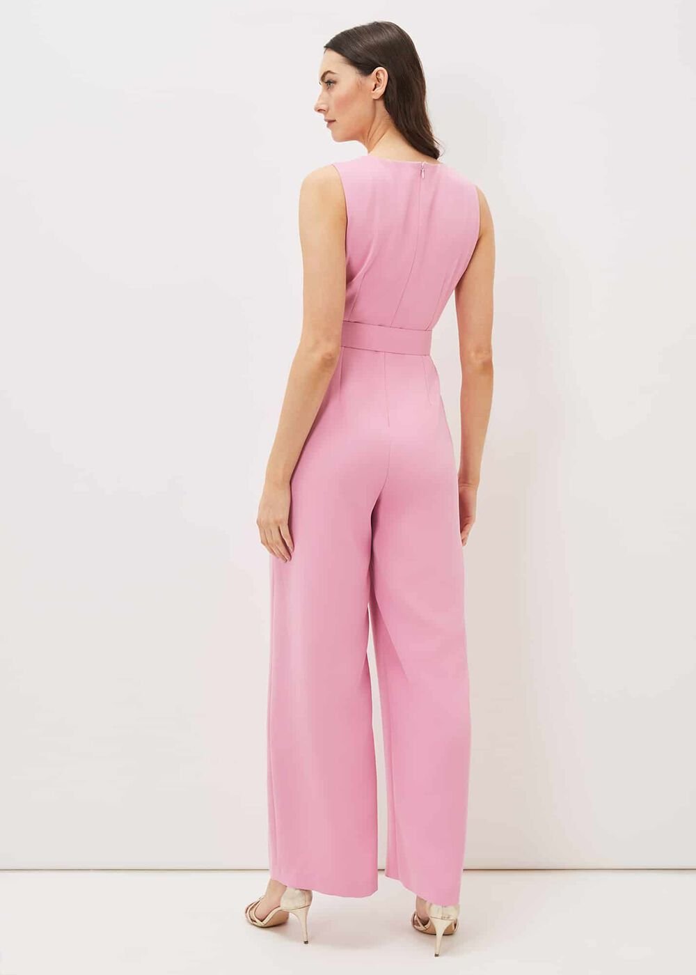 Lissia Pink Wide Leg Jumpsuit - Candy Pink