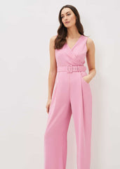 Lissia Pink Wide Leg Jumpsuit - Candy Pink