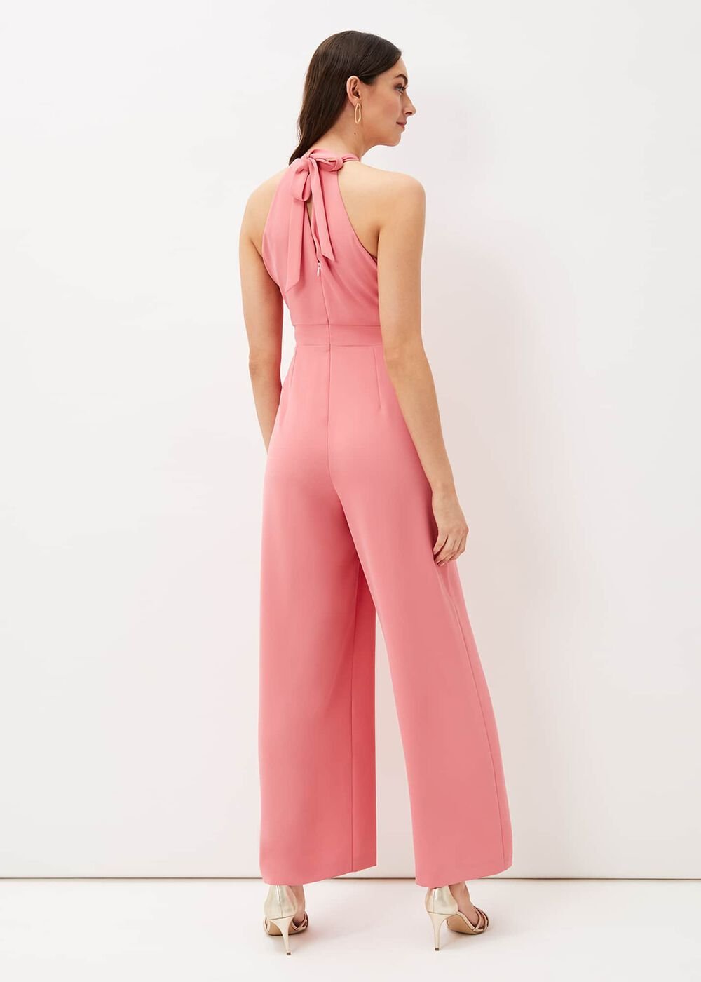 Mellany Wide Leg Jumpsuit - Watermelon