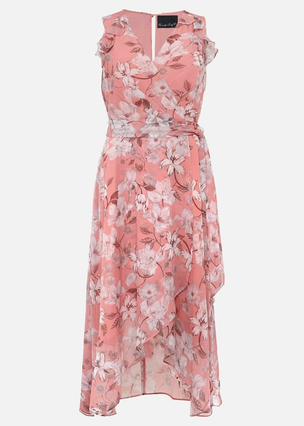 Rubith Floral Midi Dress - Pink/Multi