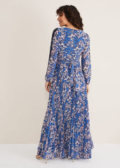 Claudia Printed Maxi Dress - Multi-Coloured