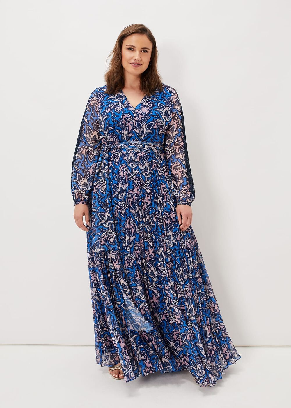 Claudia Printed Maxi Dress - Multi-Coloured