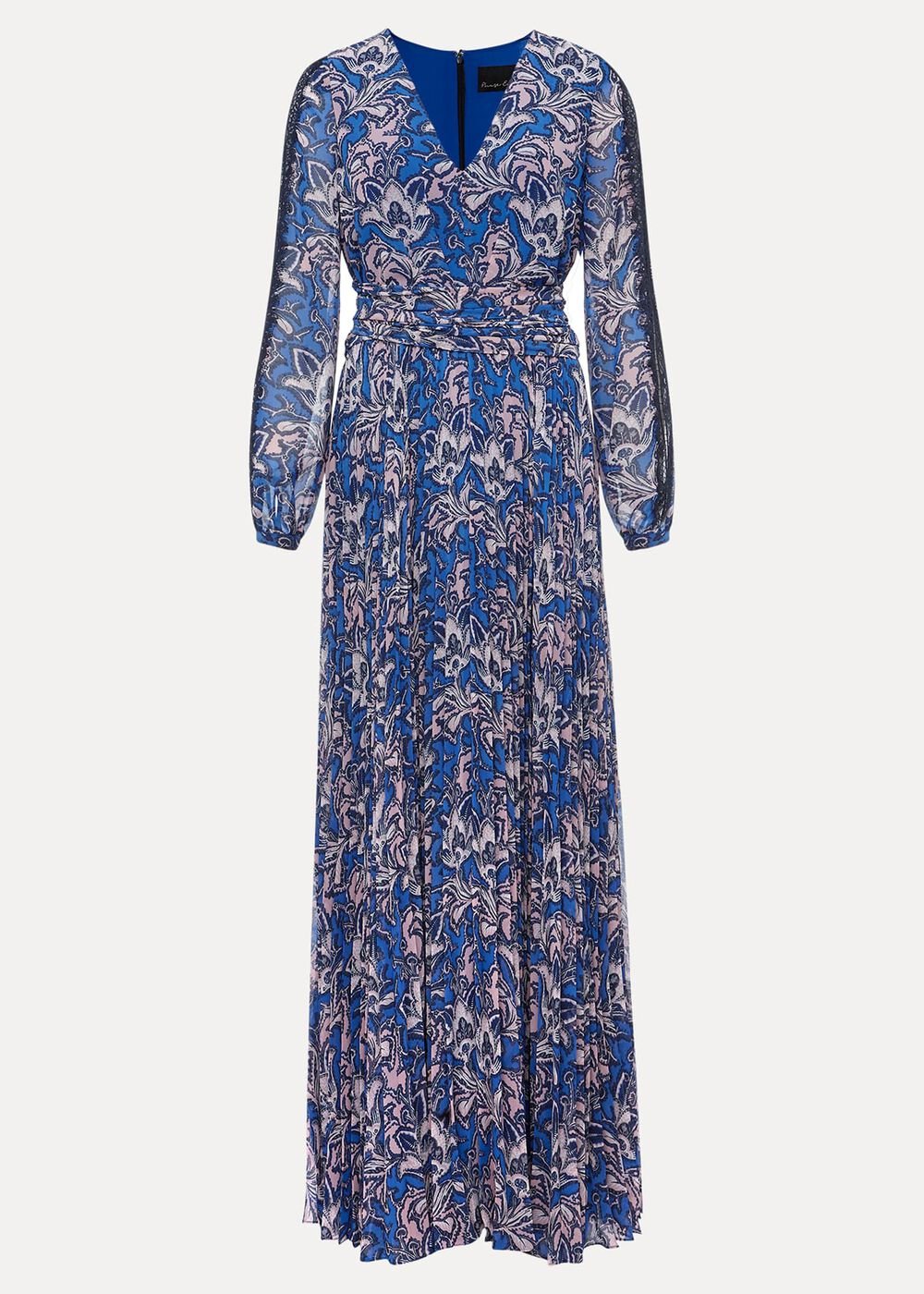 Claudia Printed Maxi Dress - Multi-Coloured