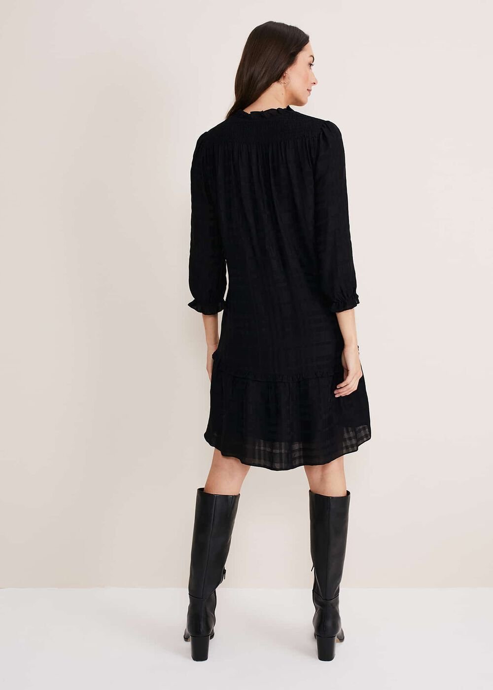 Tansy Swing Dress - Black