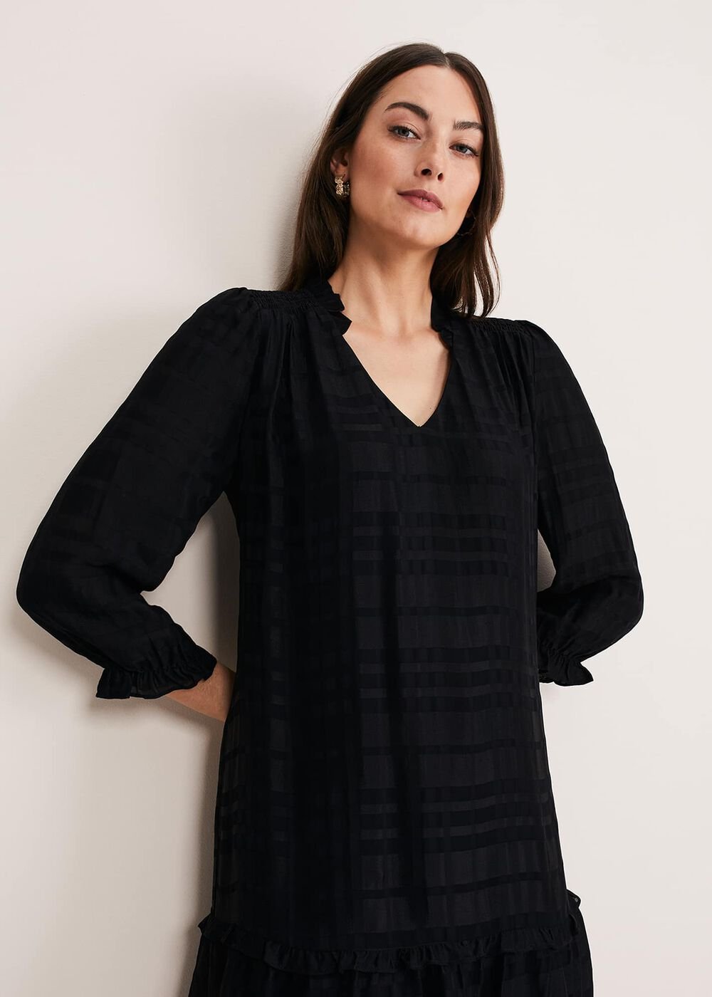 Tansy Swing Dress - Black