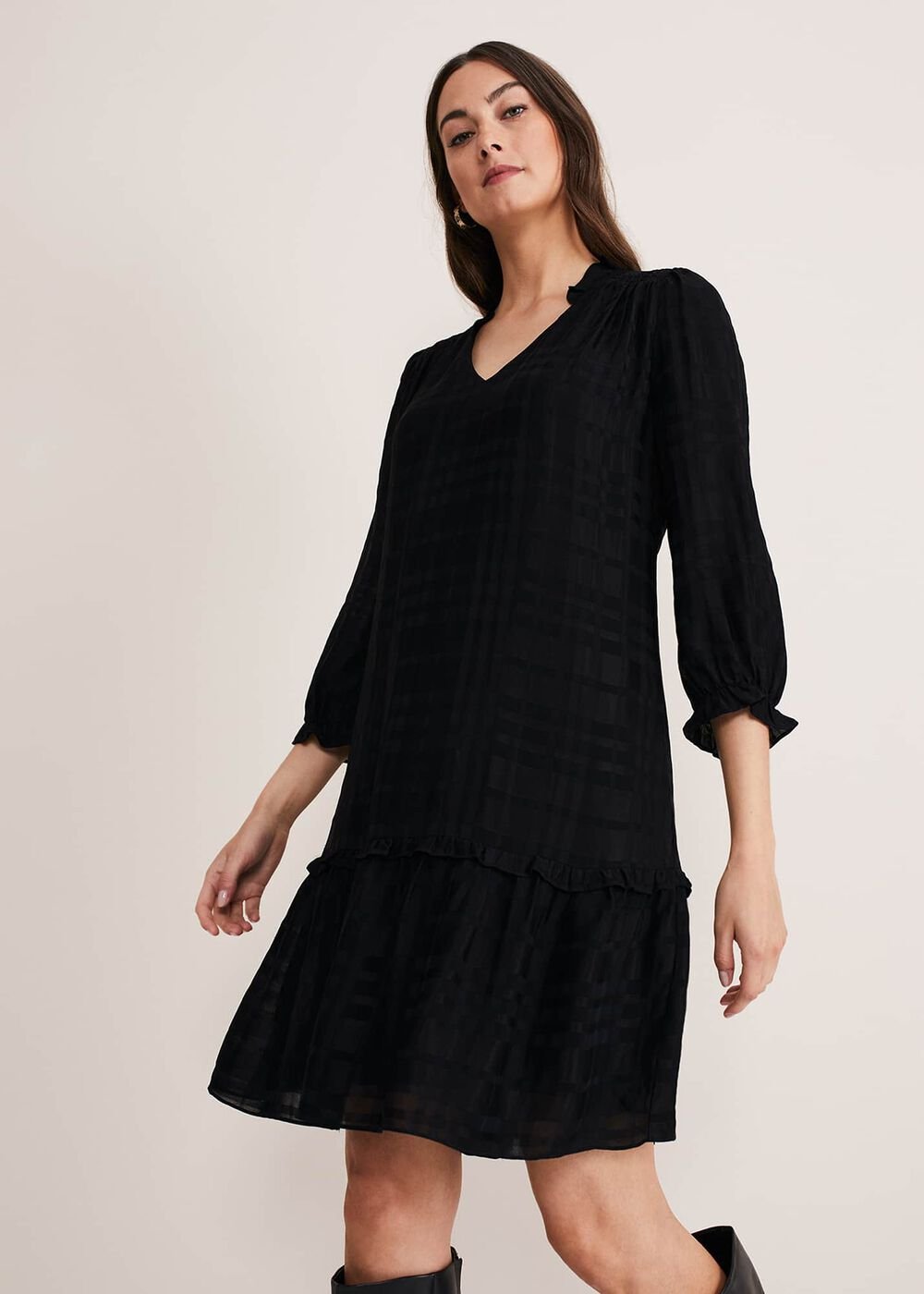 Tansy Swing Dress - Black