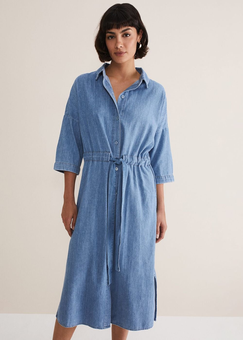 Tilda Chambray Dress - Chambray