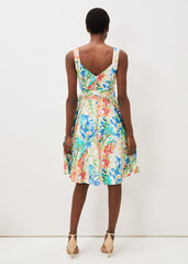 Blair Cotton Floral Dress - Multi-Coloured