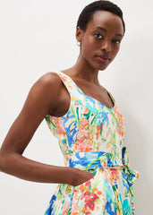Blair Cotton Floral Dress - Multi-Coloured