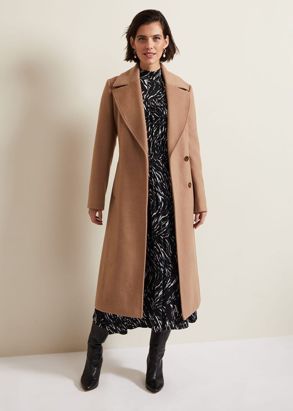 Anamaria Midi Dress - Charcoal Multi