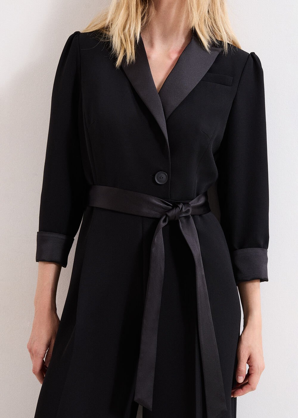 Kylie Tux Jumpsuit - Black