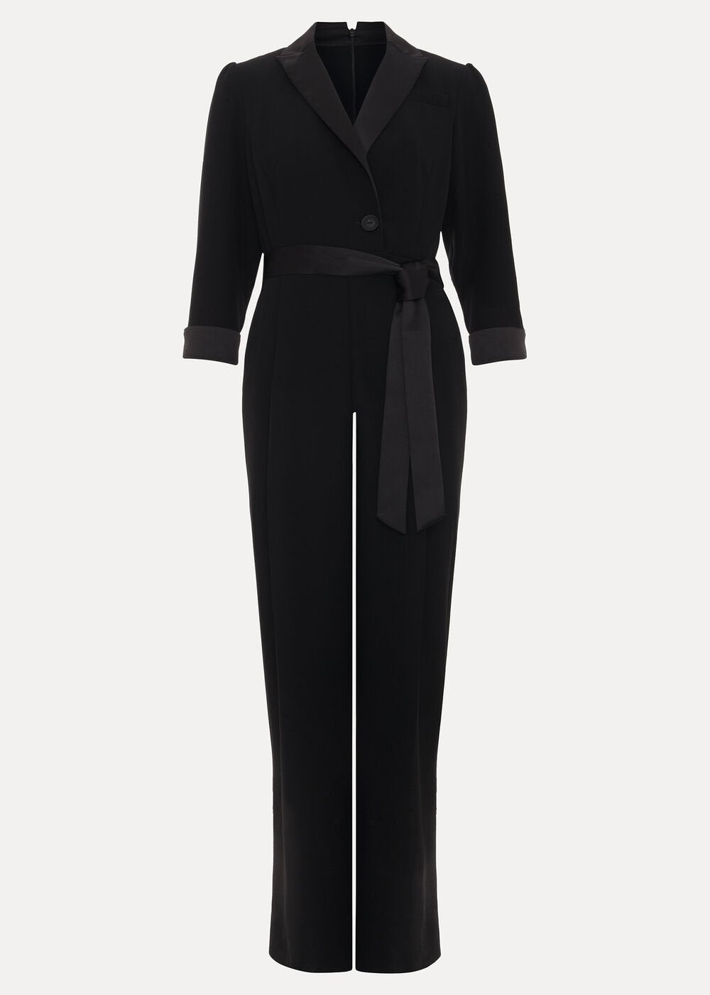 Kylie Tux Jumpsuit - Black