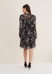 Millicent Print Tiered Dress - Multi-Coloured
