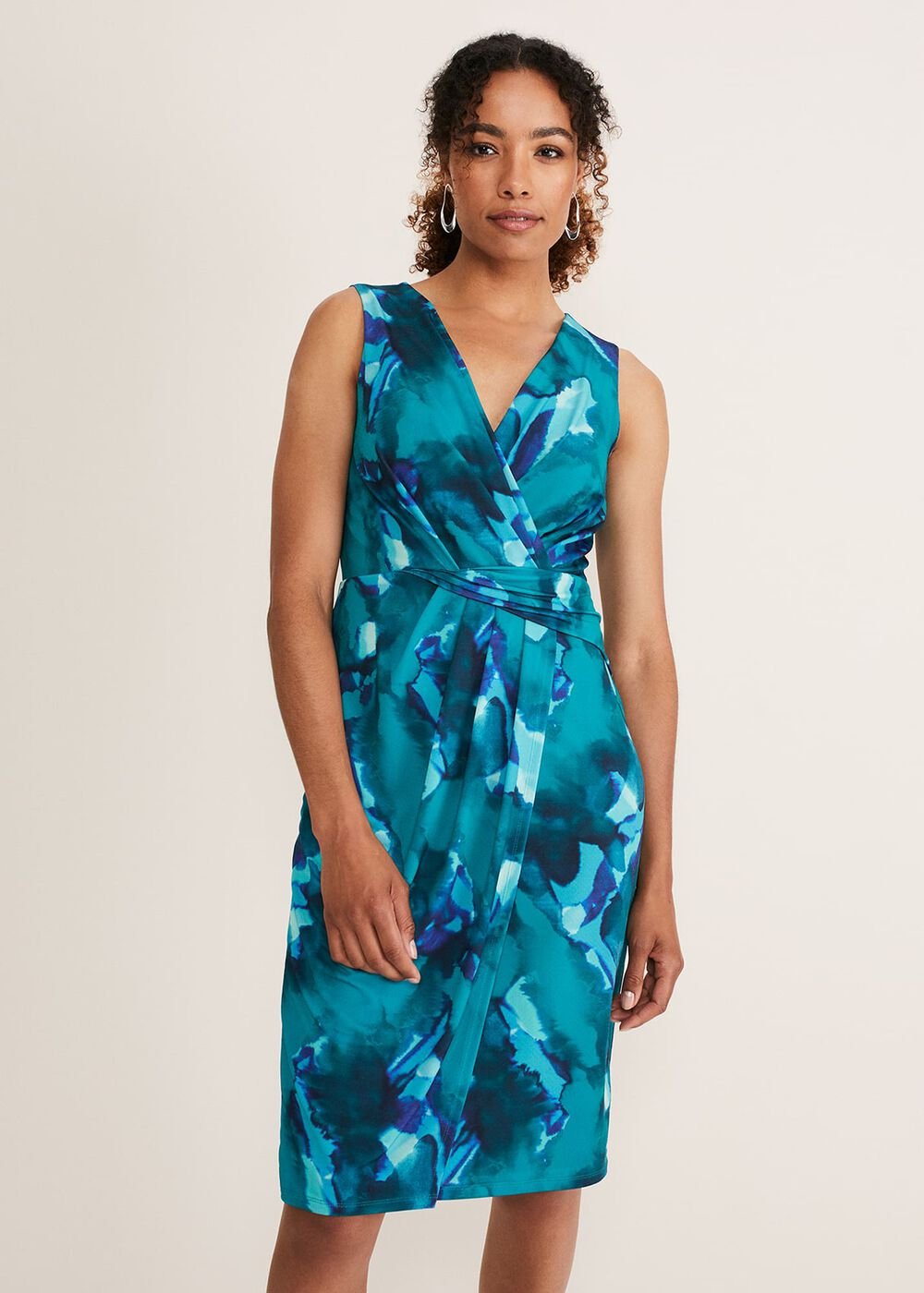 Corrin Print Jackie Dress - Malachite/Multi