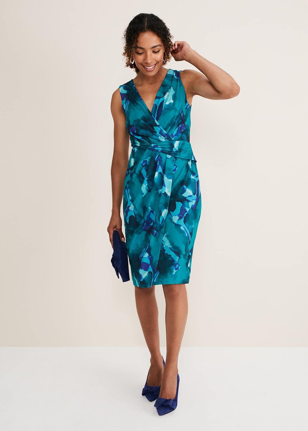 Corrin Print Jackie Dress - Malachite/Multi