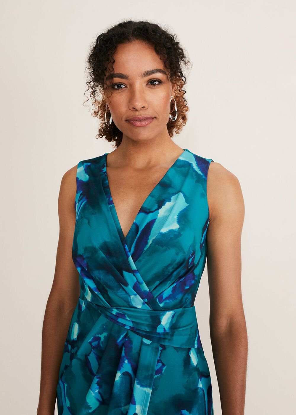 Corrin Print Jackie Dress - Malachite/Multi