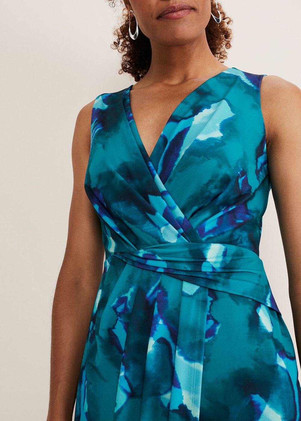 Corrin Print Jackie Dress - Malachite/Multi