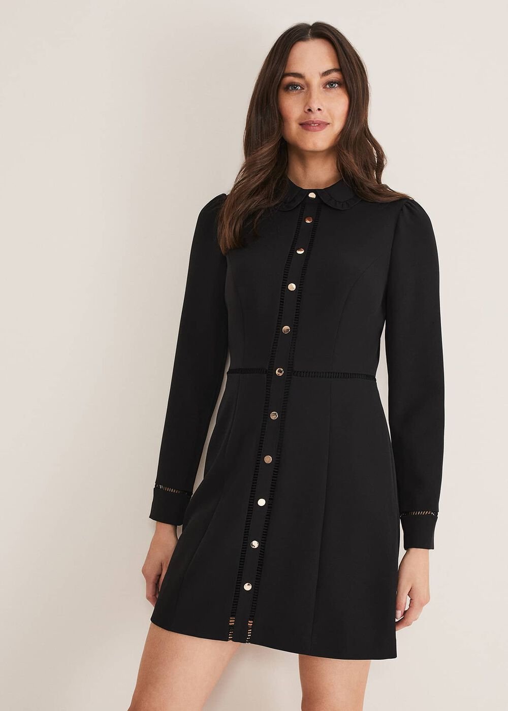 Rosa Tailored Dress - Black