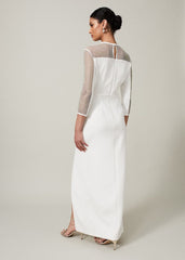 Belle Embellished Maxi Dress - Ivory