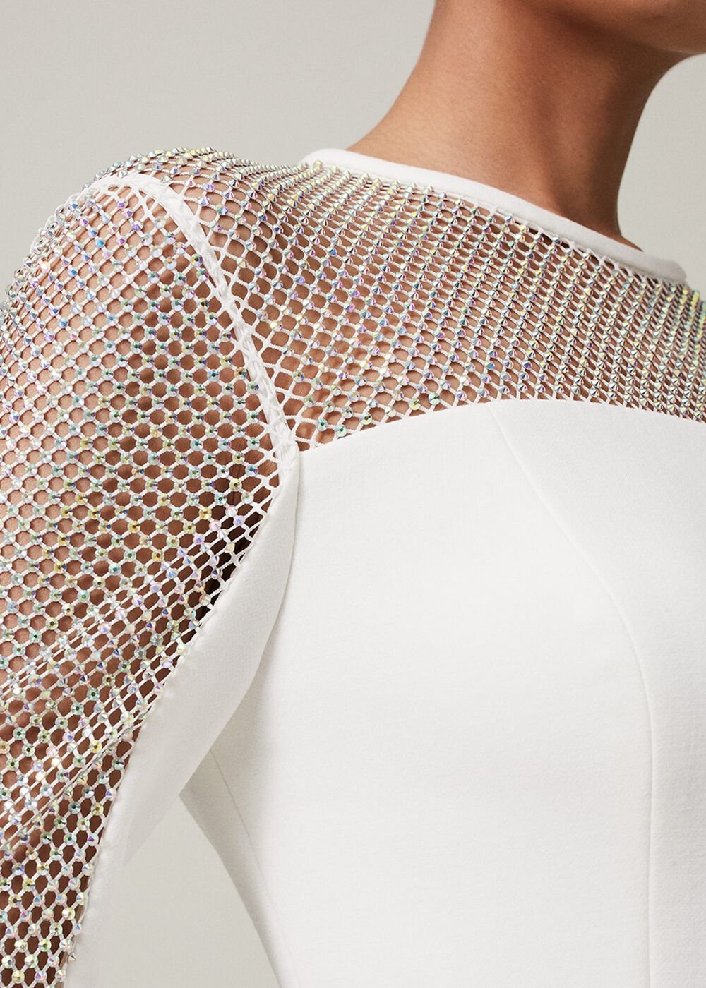 Belle Embellished Maxi Dress - Ivory