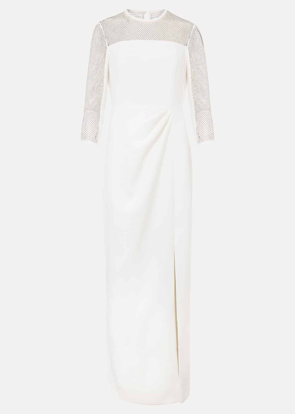 Belle Embellished Maxi Dress - Ivory