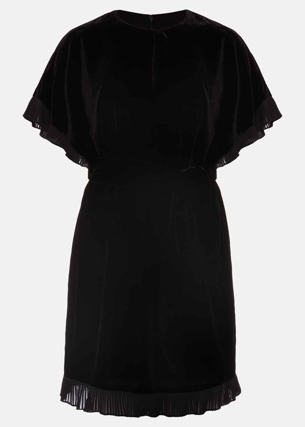 Gianna Velvet Dress - Black