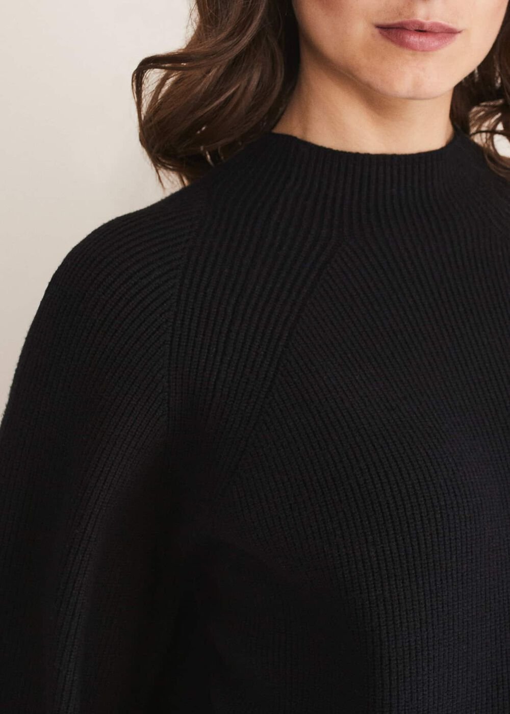 Eliana Knitted Jumper Dress - Black