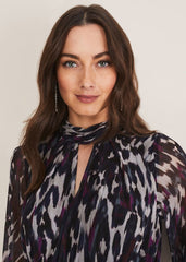 Millicent Print Jumpsuit - Multi-Coloured