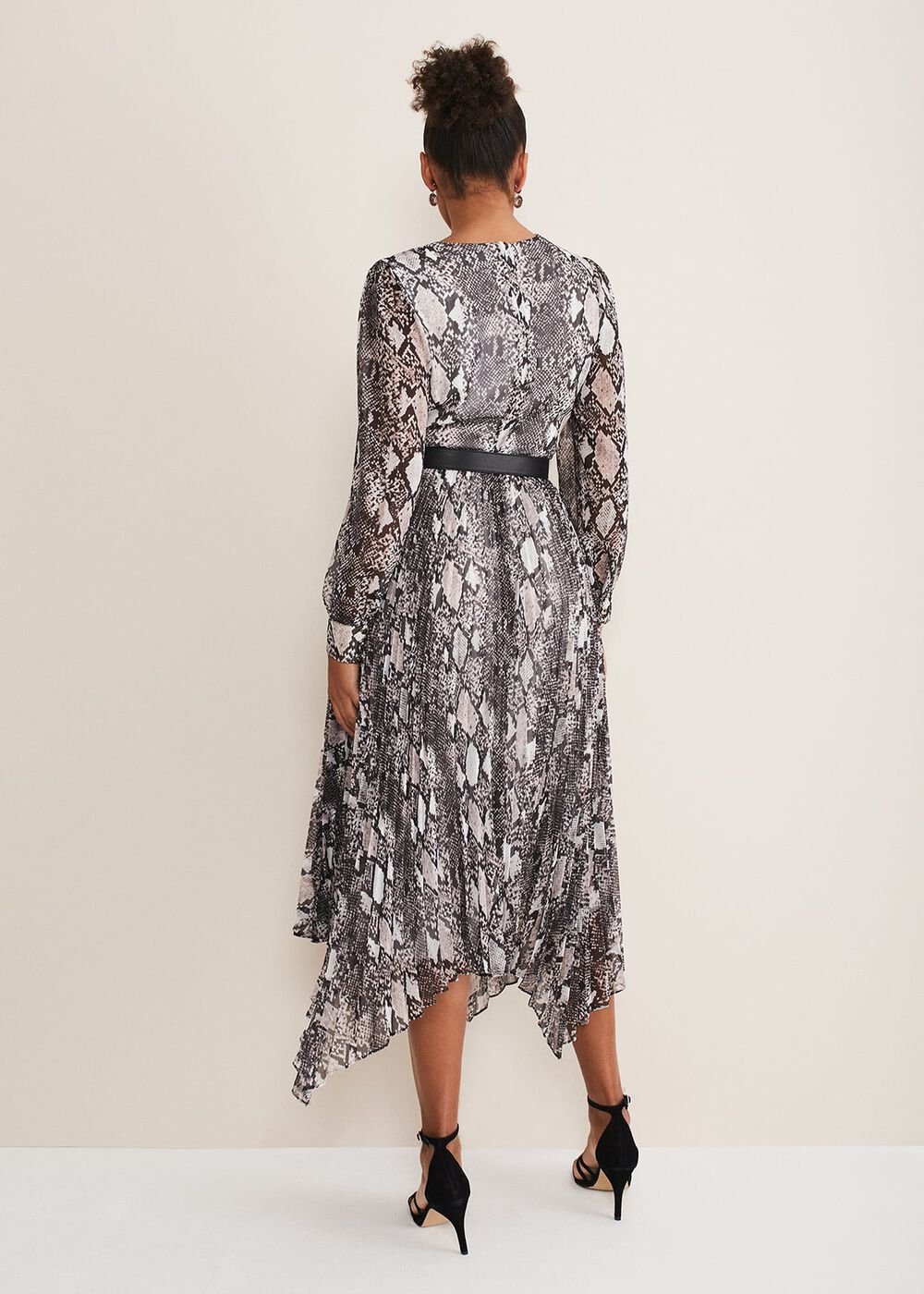 Dani Animal Print Dress - Black/Multi