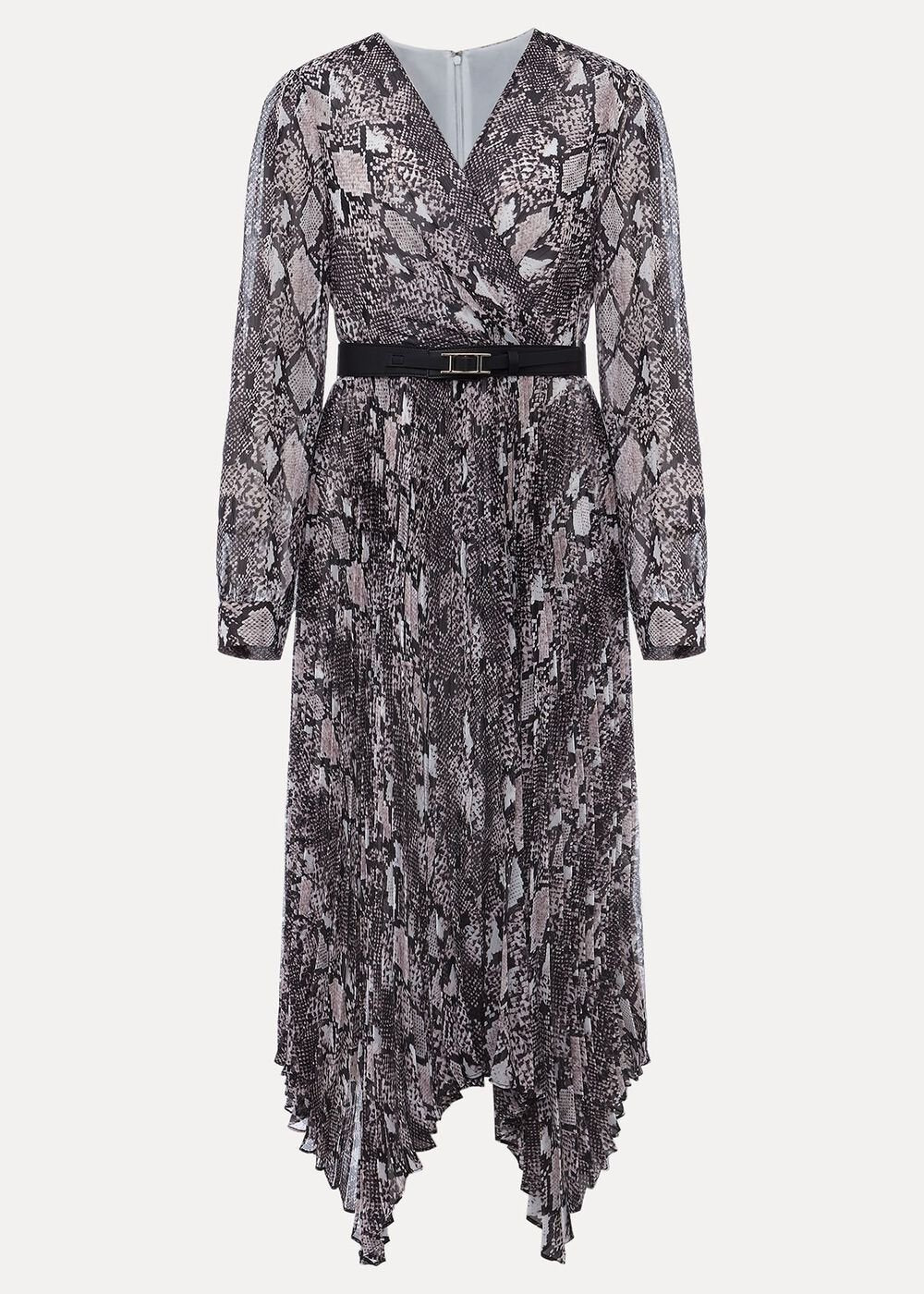Dani Animal Print Dress - Black/Multi