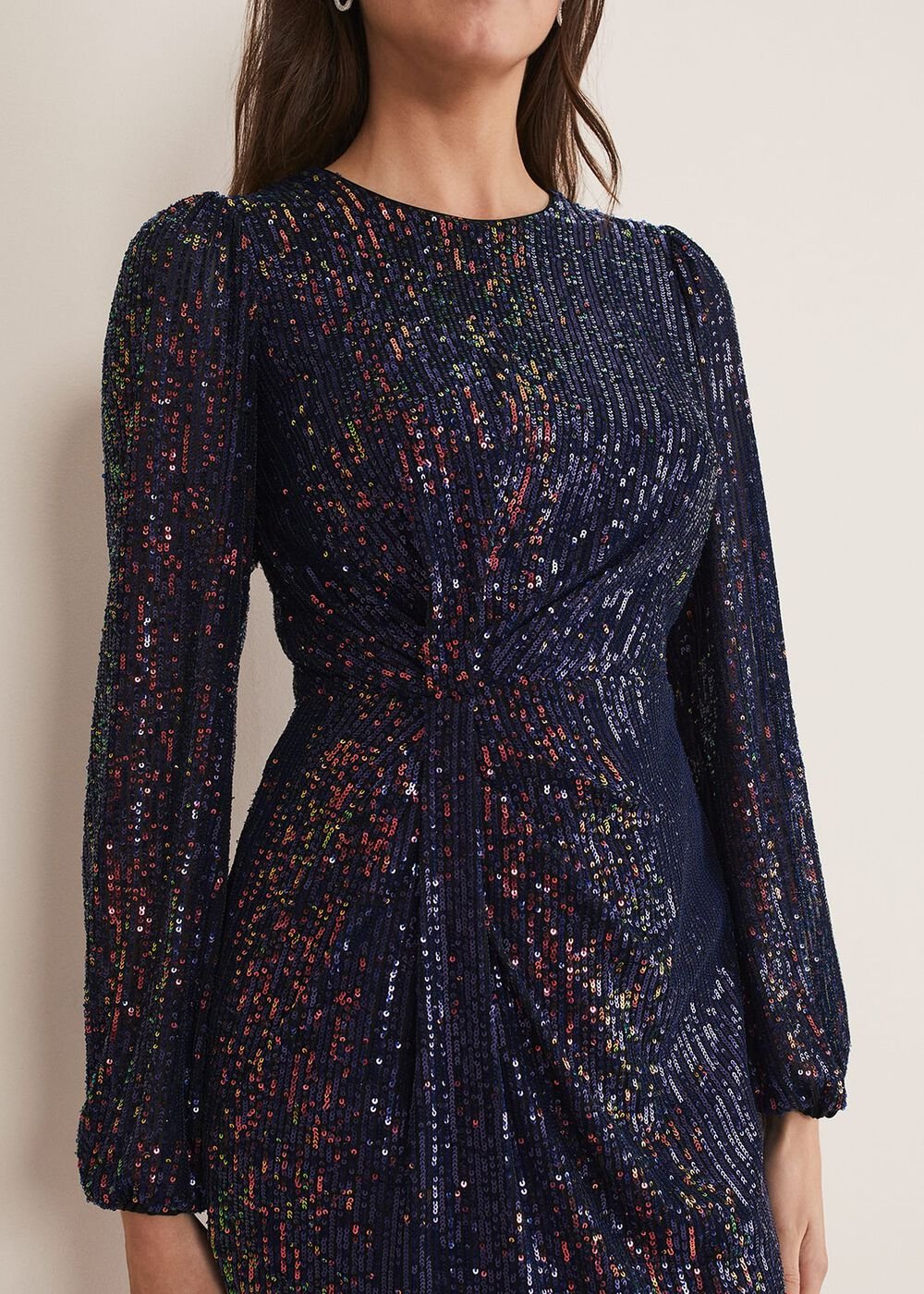 Orianne Sequin Dress - Multi-Coloured