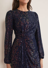 Orianne Sequin Dress - Multi-Coloured