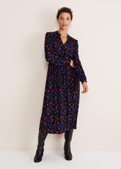 Karleen Ditsy Midi Dress - Multi/Navy