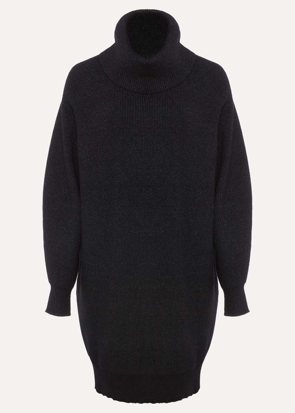 Alyssa Knitted Dress - Charcoal